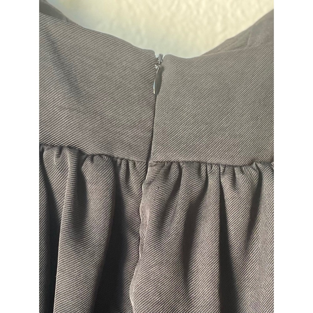 ASTR Unique Women's Babydoll Mini Dress Black Solid Coquette Summer Fall Size S - Picture 5 of 9